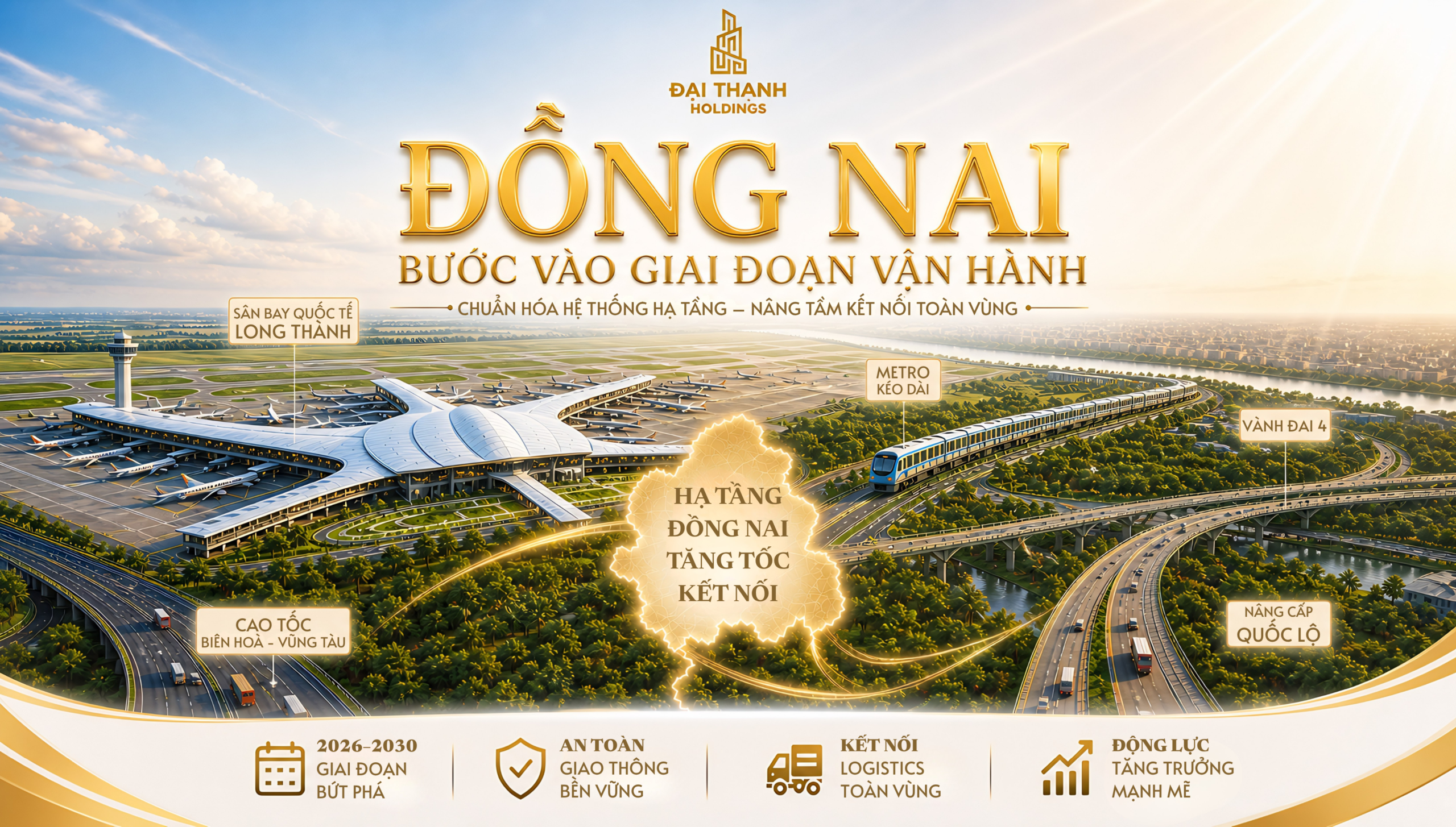 Bản đồ quy hoạch Đồng Nai nâng cấp 4 quốc lộ trọng điểm 2026