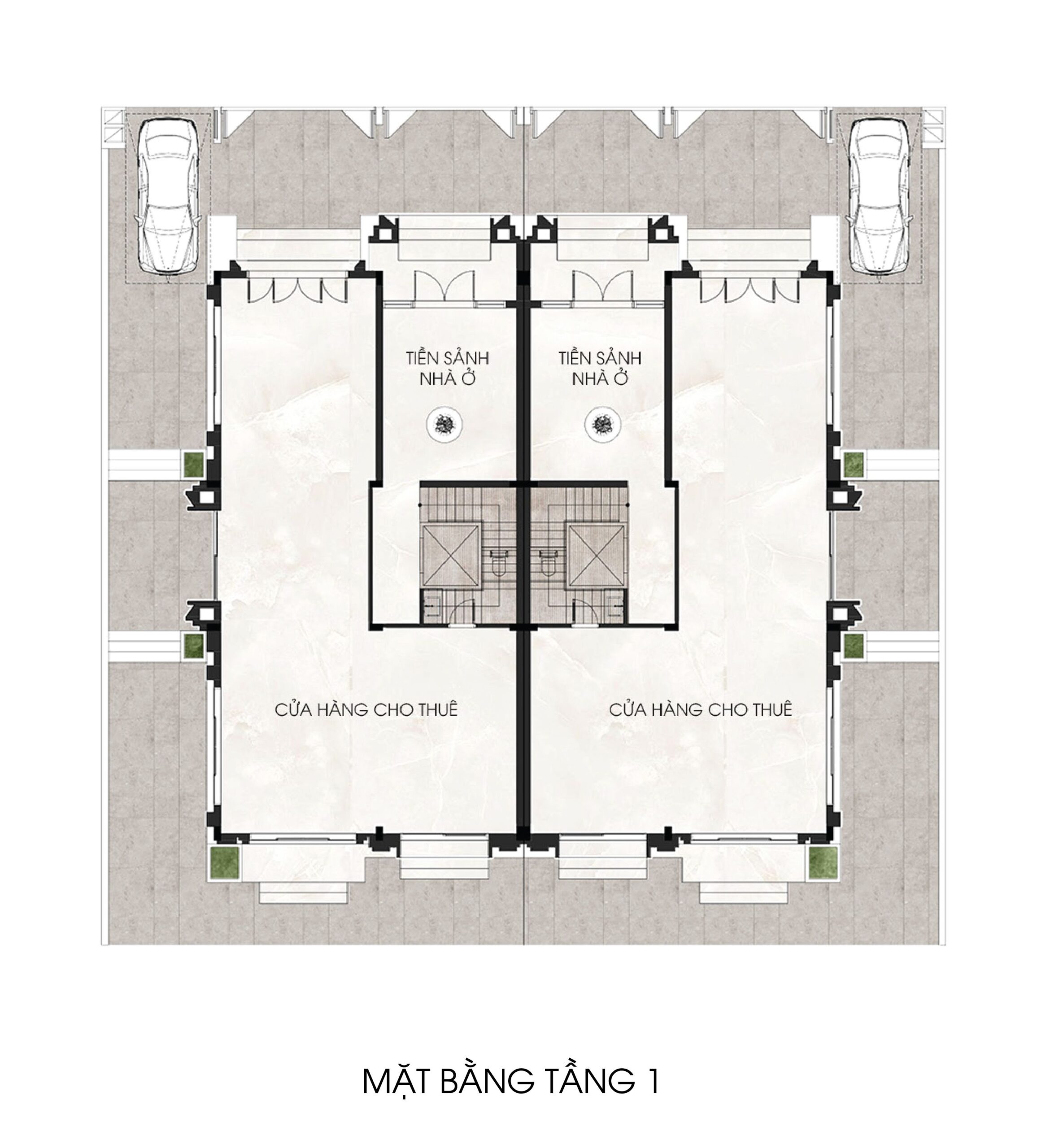 Biệt thự song lập T1