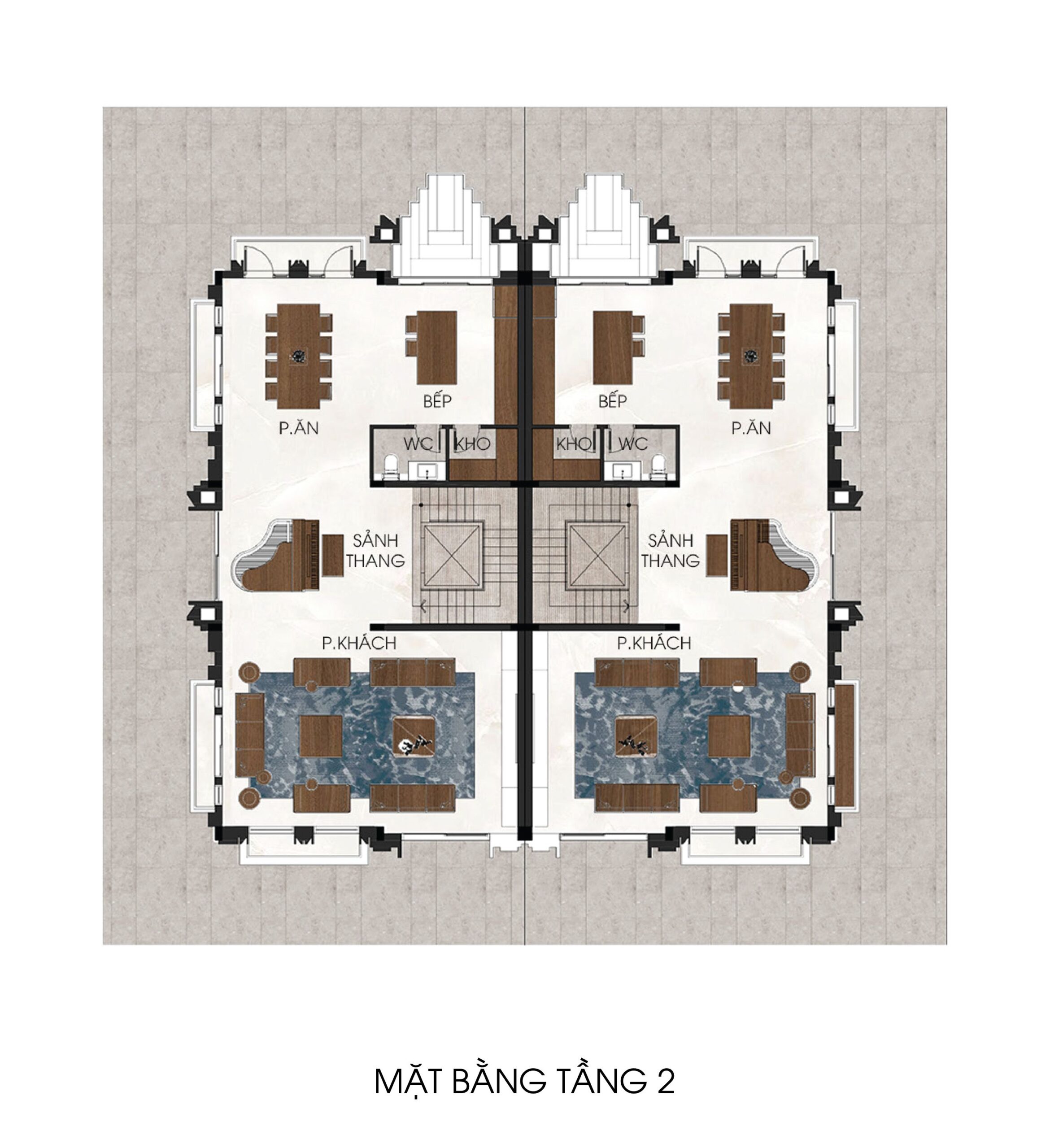 Biệt thự song lập T2